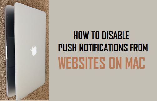 Disable Push Notifications From Websites On Mac