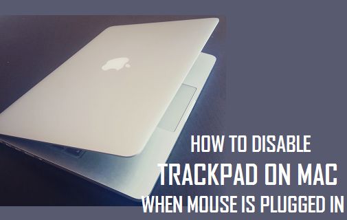 How to Disable Trackpad On MacBook When Mouse is Plugged In - 7