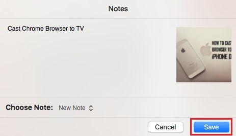 Save Photos to Notes on Mac