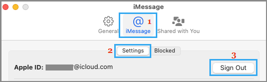 Sign Out of iMessage on Mac