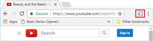 Cast YouTube From Windows Computer to TV