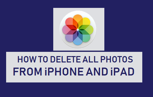 Delete All Photos From iPhone or iPad