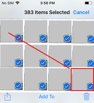 Select Multiple Photos On iPhone