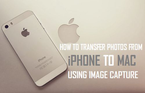 Transfer Photos From iPhone to Mac Using Image Capture