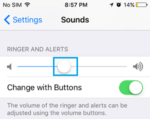 Ajuster le volume des alertes de sonnerie sur iPhone