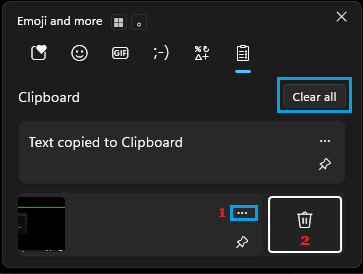Clear Clipboard Using Shortcut