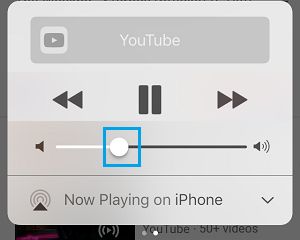 Ajuster le volume sonore de l'iPhone à l'aide du centre de contrôle Ajuster le volume sonore de l'iPhone à l'aide du centre de contrôle