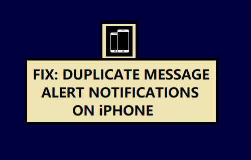 Duplicate Message Alert Notifcations on iPhone
