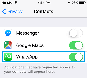 Fix  WhatsApp Contacts Not Showing On iPhone - 94