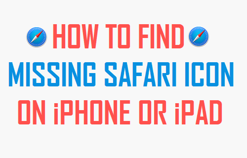 How To Find Missing Safari Icon On Iphone Or Ipad