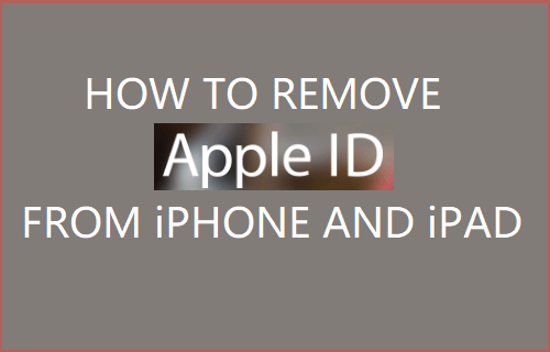 Remove Apple ID From iPhone and iPad