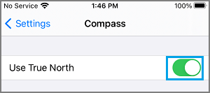 Use True North in Compass 