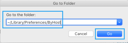 Go to Library/Preferences/ByHost