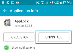 Uninstall App On Android Phone