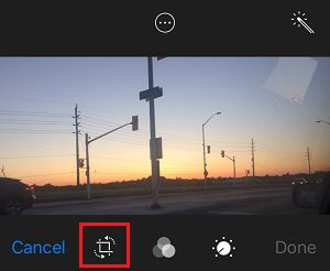 Crop Photos on iPhone and iPad