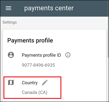 Edit Google Play Store Country