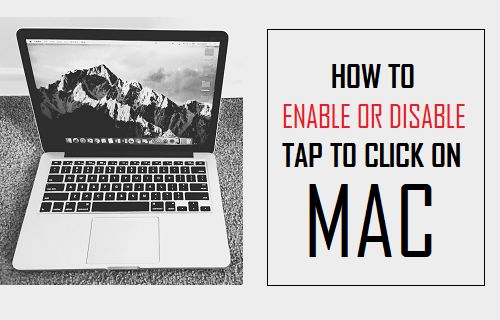 Enable or Disable Tap to Click on Mac