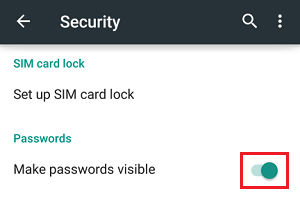 How to Make Password Visible or Invisible on Android Phone - 41