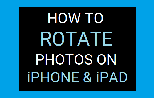Rotate Photos on iPhone and iPad