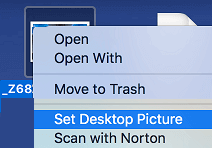 Set Desktop Picture Option on Mac