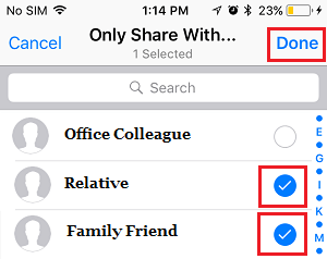 Share WhatsApp Status with Specific Contacts on iPhone