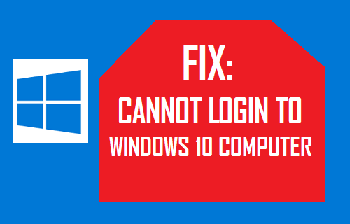 windows 10 login not working