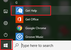 Get Help App in Windows 10