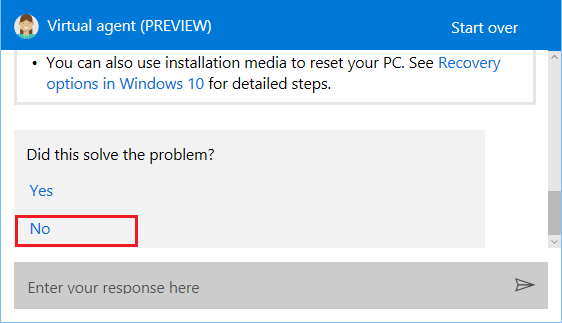 Interact with Virtual Agent to Get Help in Windows 10 