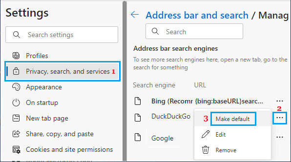 How To Change Search Engine In Microsoft Edge To Google