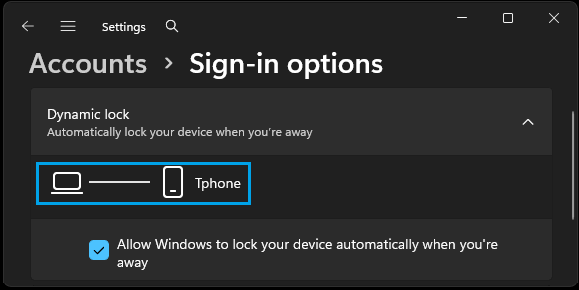 Phone Name on Windows Dynamic Lock Screen