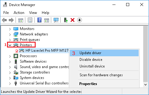 Update Printer Driver