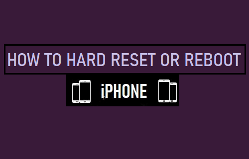 Hard Reset iPhone