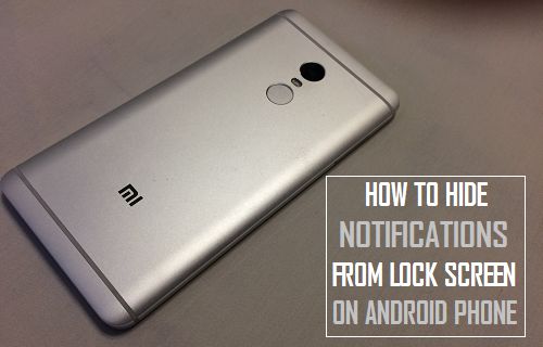 Hide Notifications From Lock Screen on Android Phone