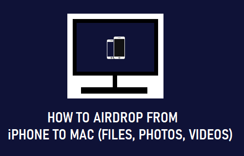 AirDrop From iPhone to Mac (Files, Photos, Videos)
