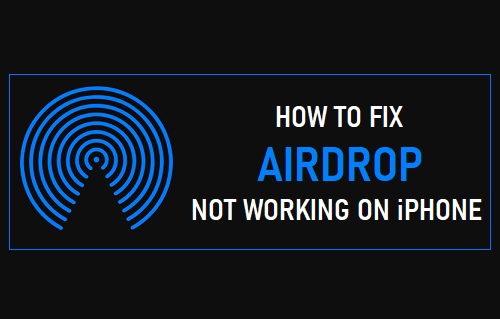 Airdrop not working