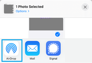 Transfer Photos from iPhone Using AirDrop