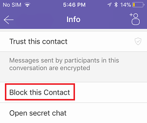 How to Block Viber Contacts On Android and iPhone - 8