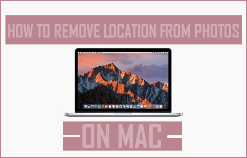 Remove Location From Photos on Mac