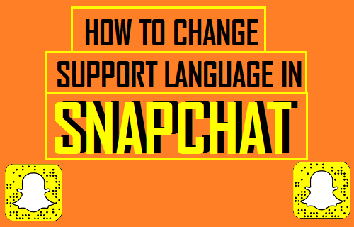 Change Support Language in Snapchat
