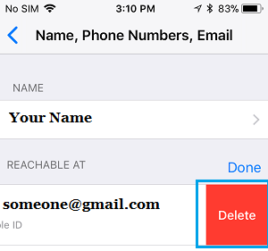 Apple ID vom iPhone löschen