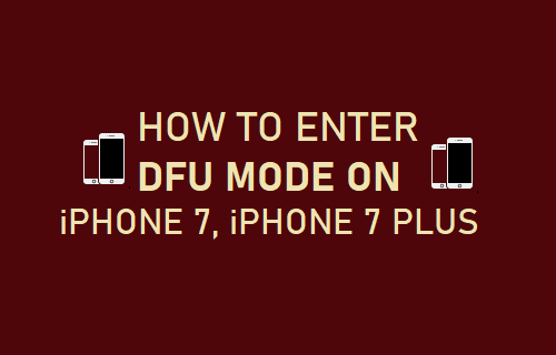 how to enter dfu mode ipad pro