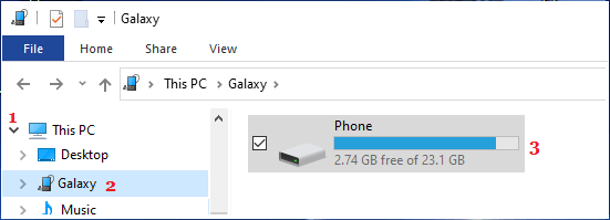 Abra el teléfono Android en una PC con Windows