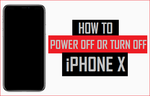 Turn OFF iPhone X