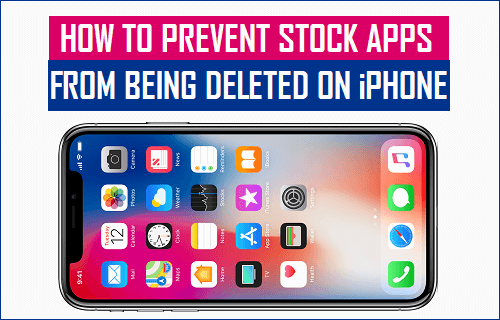 Prevent Stock Apps From Being Deleted on iPhone