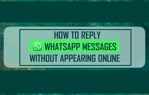 Reply WhatsApp Messages Without Appearing Online