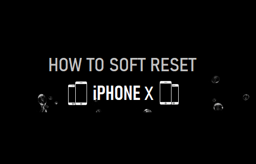 Soft Reset iPhone X