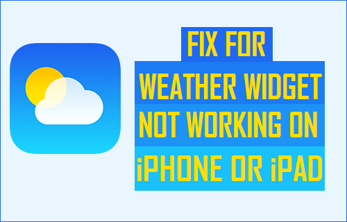 Fix: Weather Widget Not Working or Updating on iPhone