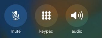 Audio Button on iPhone Call Screen