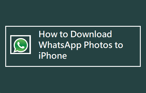 Download WhatsApp Photos to iPhone