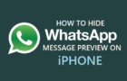 Disable WhatsApp Message Previews On iPhone